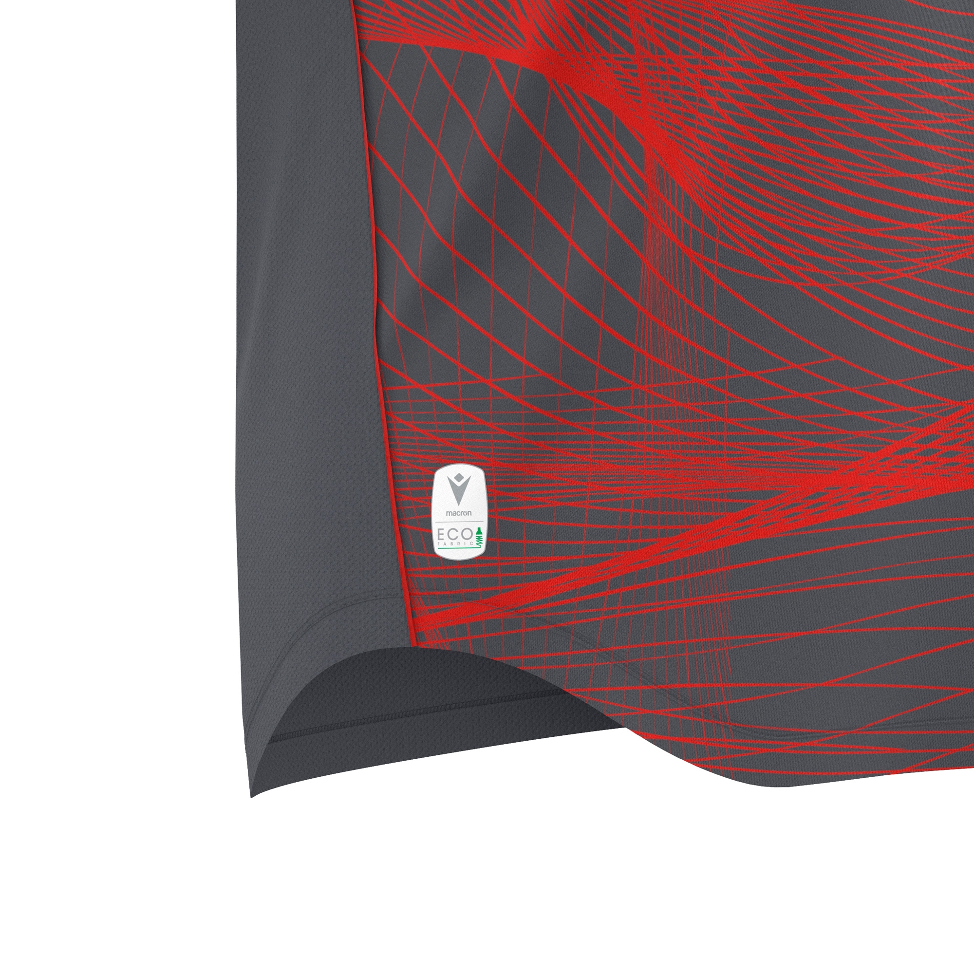 WYVERN ECO κοντομάνικη φανέλα αγώνα ANTHRACITE/RED