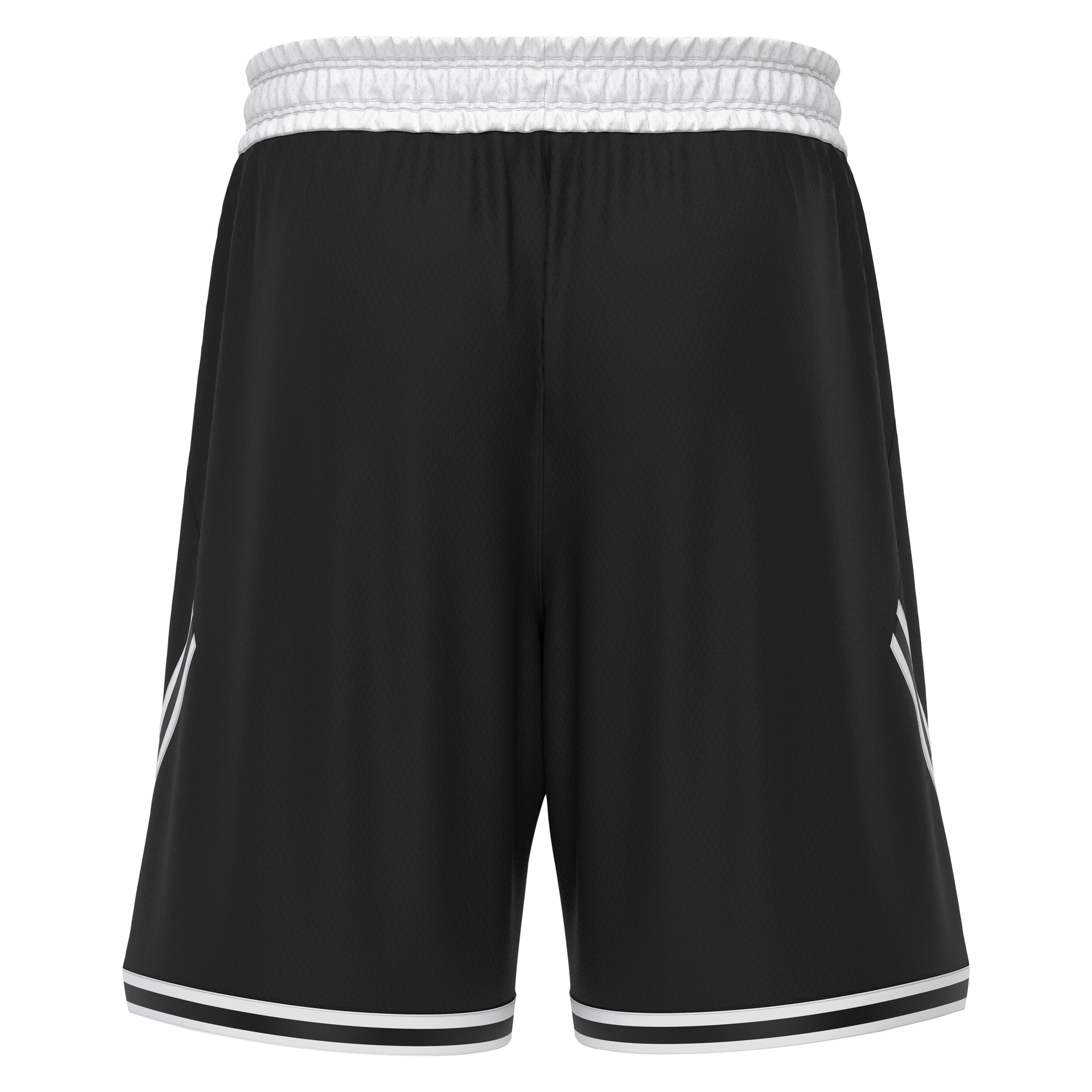 KANSAS ECO σορτς μπάσκετ BLACK/WHITE